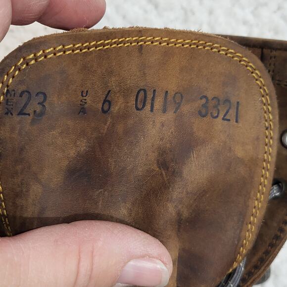 Vintage Jar Boots Lacer cowboy riding boots full leather womens size 6 - Picture 8 of 8